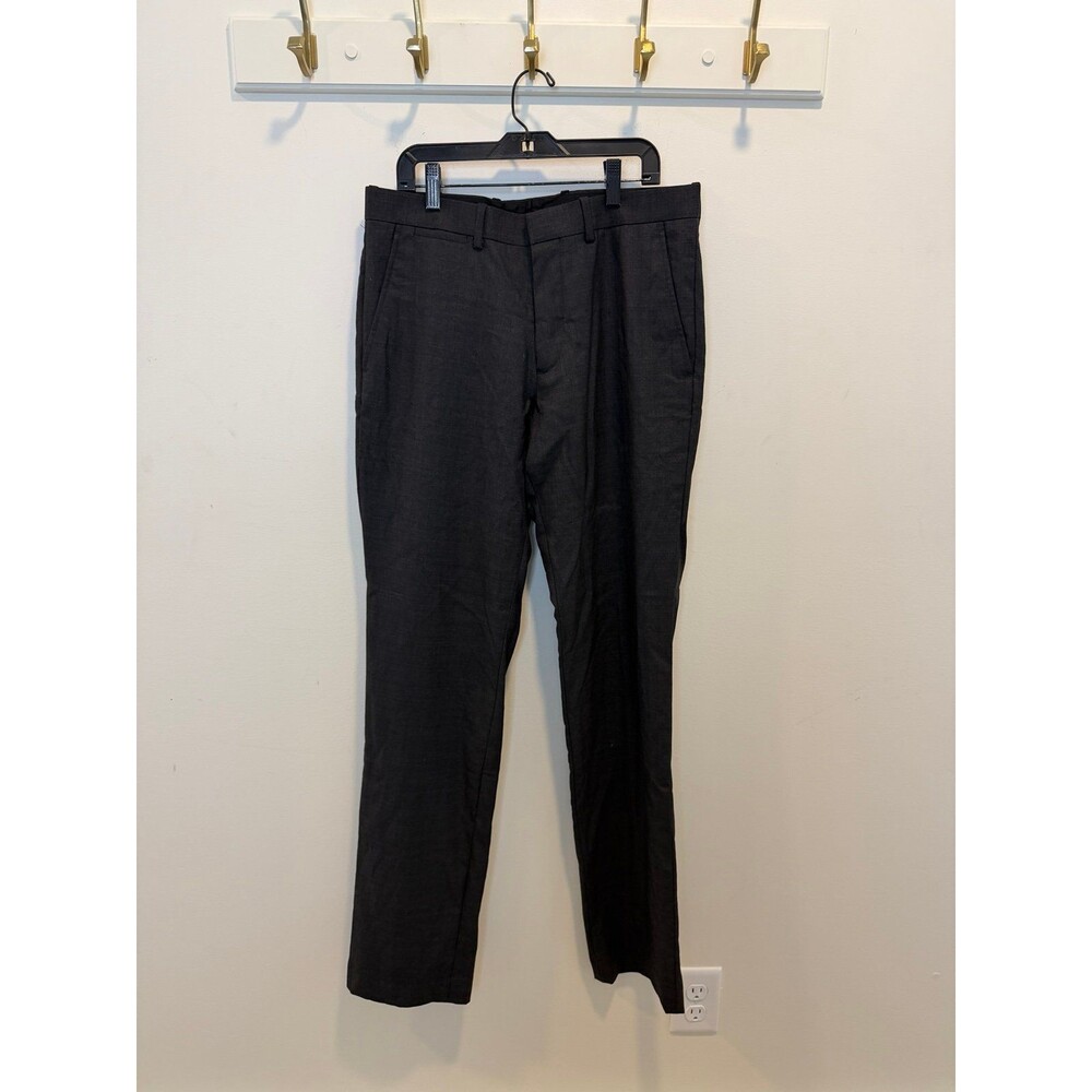 Theory Marlo Ostro Men’s 100% Wool Dress Pants Charcoal Gray Size 30